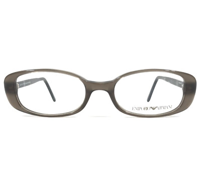 Emporio Armani Eyeglasses Frame 588 317 Brown Black Oval Full Rim 49-18-135