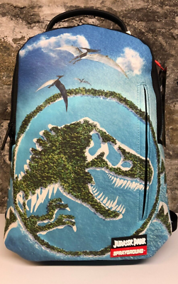 SAC À DOS SPRAYGROUND JURASSIC ISLAND JURASSIC PARK NEUF DANS SON