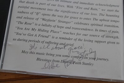 DEBBIE FAITH STANLEY - SOUNDS OF SOLACE CD HAND SIGNED XIAN PRIVATE PRESS