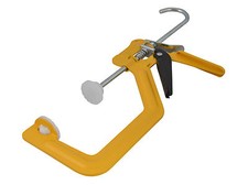 Roughneck 150mm/6" Turbo One Handed Speed Trigger G Clamp, Plastic Jaws, 38-010