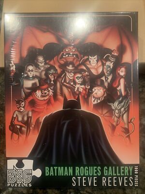 Batman The Animated Series Rogues Gallery 1000pc Jigsaw Puzzle + Folded Poster