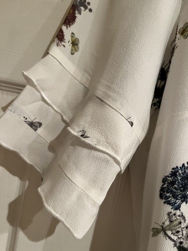 Oasis Floral Frill Neck Blouse 14 NWT RRP£36 - Picture 4 of 9