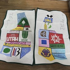 Handpainted Needlepoint Canvas Best Colorado Utah Ski w/ Yarn READ 