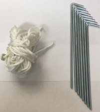 Gazebo Accessories: Peg & Guy Rope Set for Gazebo/Marquee/Tent 0015