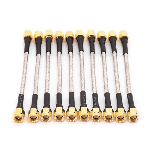 10pcs SMA Male To SMA Male RG402 Pigtail Cable 10cm Semi-rigid Connector Coaxial - Zdjęcie 8 z 8