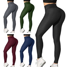 Womenss Leggings TikTok Butt Lift Anti-Cellulite High Waist Push Up Yoga Pants