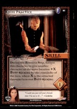 Score Buffy the Vampire Slayer CCG - Class of '99 Knife Practice No. 21