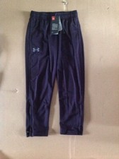 Image of Under Armour Boys Tech Pants, Black, Size Youth S/M, New Tags