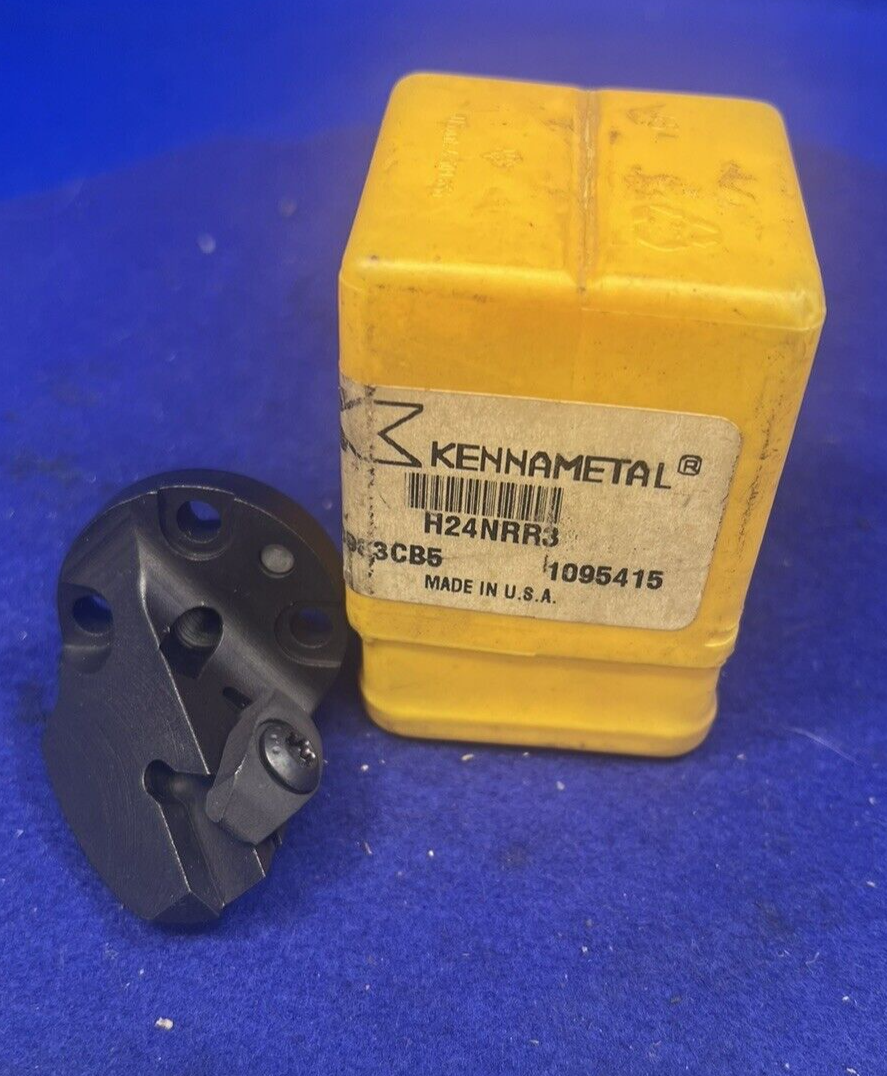 Kennametal H24NRR3 1.5" Boring Bar Head Top Notch New In Box eBay