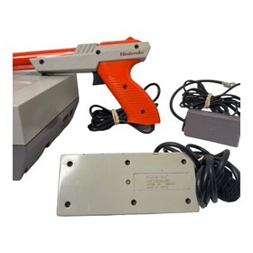 Nintendo NES Action Set Box Controller Gun Duck Hunt/Super Mario Bro Gioco Vintage