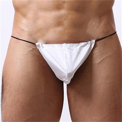 Men's Sexy Underwear Penis Cover Gay Thongs G Strings Low Waist Backless Undies - Picture 12 of 18