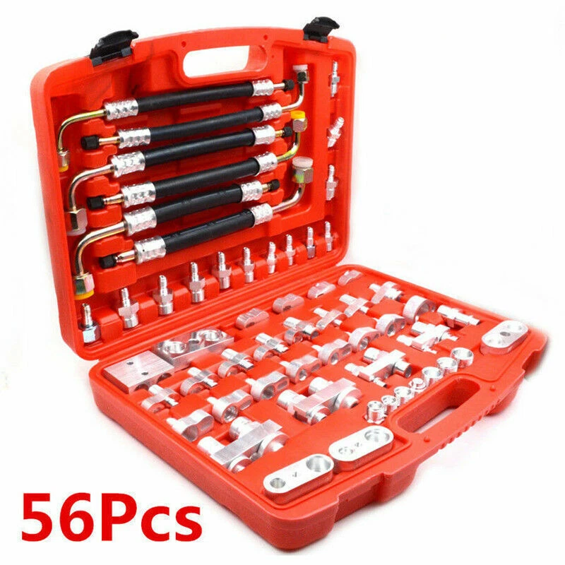 56PCS Air Conditioning Condenser Evaporator Leak Detector Tool Car Truck Global - Image 2 of 4