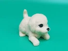 Vintage Barbie Vet Pet Yellow Labrador Lab Puppy Dog Toy Mini Figure Veterinary