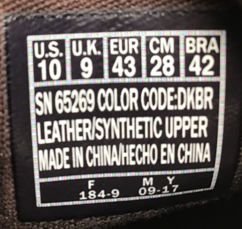 Scarpa Oxford casual Skechers da uomo taglia 10 Lanson Vernes 65269 - marrone cuscino d'aria - Foto 9 di 9