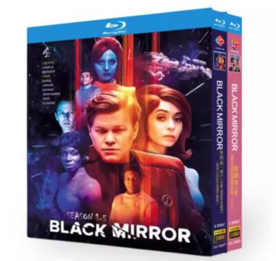 Black Mirror Season 1-6 Film TV Series BD All Region Free New Box