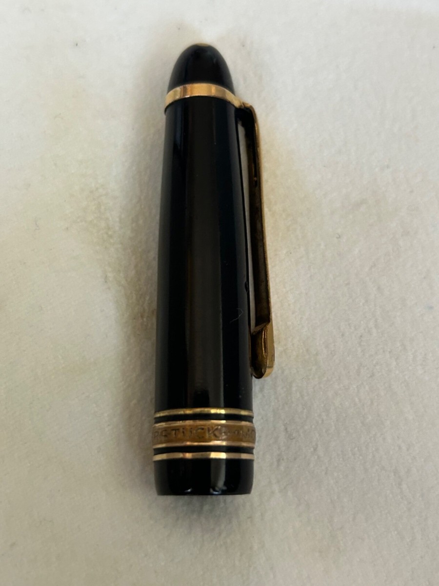 Vintage Montblanc 142 Celluloid FP's Complete Cap-bag condition | eBay