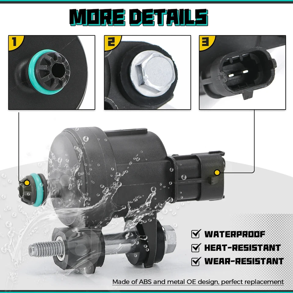 Vapor Canister Purge Valve Solenoid For Buick Cadillac GMC Chevrolet 12610560 - Image 3 of 4