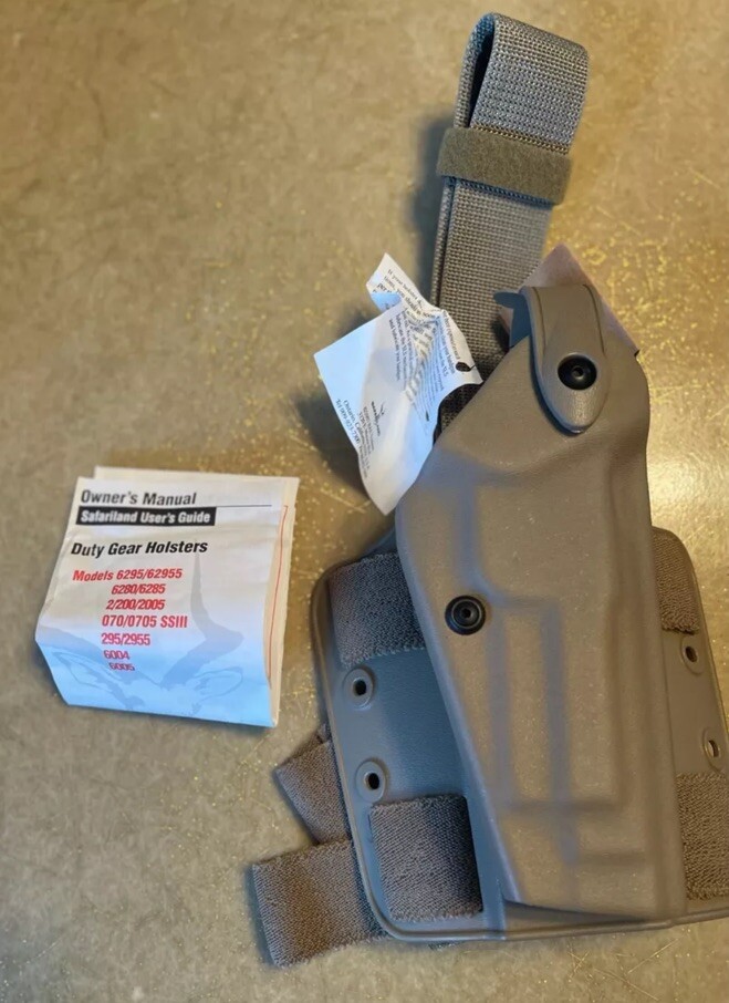 Safariland 6004-73-551 Tactical Holster w/Leg Shroud Beretta 92