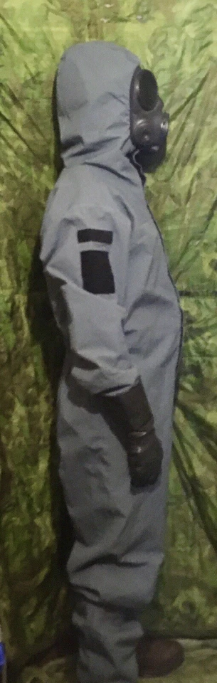 Remploy Swift Responder 3 Suit Coverall Grey Waterproof Training Riot CBRN NBC - Image 3 of 4