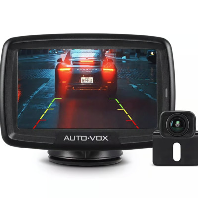 AUTO-VOX CS2 Wireless Backup Camera Car Rear View Reverse Camera 4.3'' Monitor US