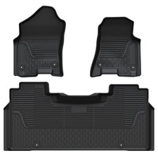 LASFIT 3D TPE Car Floor Liners Floor Mats for 2019-2024 RAM 1500 Crew Cab