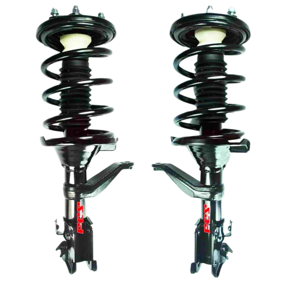 Conjunto completo de 2 suportes dianteiros e molas helicoidais 2 peças FCS compatível com 2003-2006 Honda Element - Imagem 2 de 2