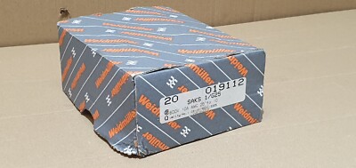 20 x Weidmüller SAKS 1/G25  Neu-UNBENUTZT aus Lagerbestand / 1 Karton : 20 Stück
