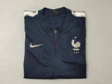 Vêtement Homme Veste zip bleu marine manche courte FFF Nike dri fit XL