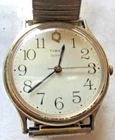 VINTAGE MEN'S TIMEX QUARTZ ANALOG WR, 33.5MM, WORKING 1Pc. BAND NEW BATTERY USED