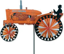 Allis Chalmers Tractor Spinner, Yard Stake, Garden Decor by Premier Designs