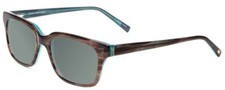 Jones NY J753 Unisex Polarized Sunglasses 4 OPTION Square Brown Marble Blue 52mm