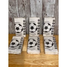 Swankie Hankie Travel Tissue 6 Packs Soccer Futbol Sports (10-3 ply tissues)