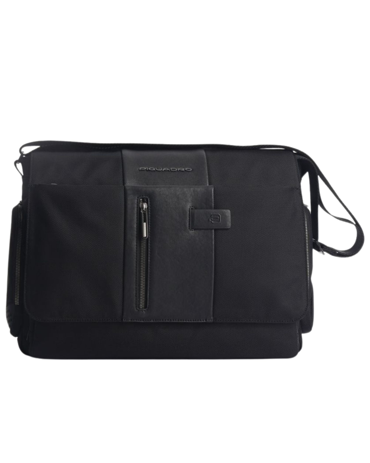 Cartella Piquadro Ca1592br  Borsa Tracolla Unisex Pelle E Tessuto Nero