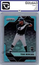 2017 Panini Chronicles #3 Yoan Moncada Prizm Light Blue 289/299