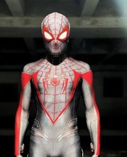 PS5 Miles Morales Spider-man Jumpsuit Cosplay Costume Stage Halloween Adult Kids