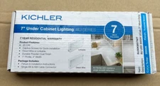 KICHLER Undercabinet Light 7" 8U30KM07NIT 3000K Nickel Housing -NEW- LINKABLE