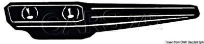 OSCULATI Klemmklampen Nylon schwarz 155 mm
