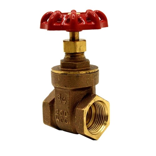 Thrifco 6415011 4 Inch IPS Brass Gate Valve