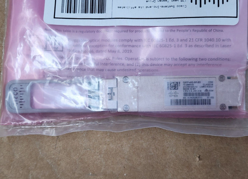 Cisco QSFP-40G-SR-BD 40GBASE-SR-BIDI QSFP Duplex MMF Optical Transceiver Module - Picture 3 of 4
