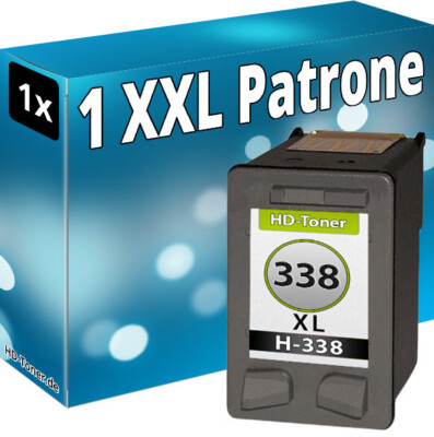 1x DRUCKER PATRONEN für HP 338 XL DeskJet 460 5740 6520 6540 6543 6830 6840 9800