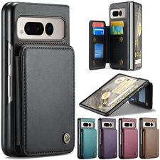 For Google Pixel Fold Magnetic Leather Wallet RFID Blocking Case Stand Cover