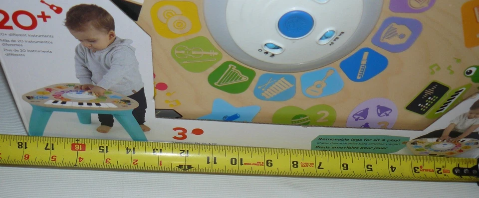 Hape Baby Einstein Clever Composer Tune Table 3 Languages 300 Melodies & Sounds - Image 3 of 4