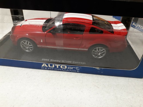 05 Autoart Red Shelby Gt500 Concept Ebay