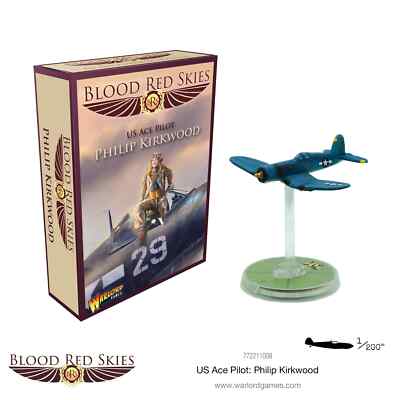 Blood Red Skies: Philip Kirkwood Ace Pilot - Bolt Action Warlord Games