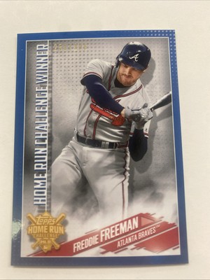 2019 Topps Home Run Challenge Freddie Freeman Prize Card /298 Braves E817