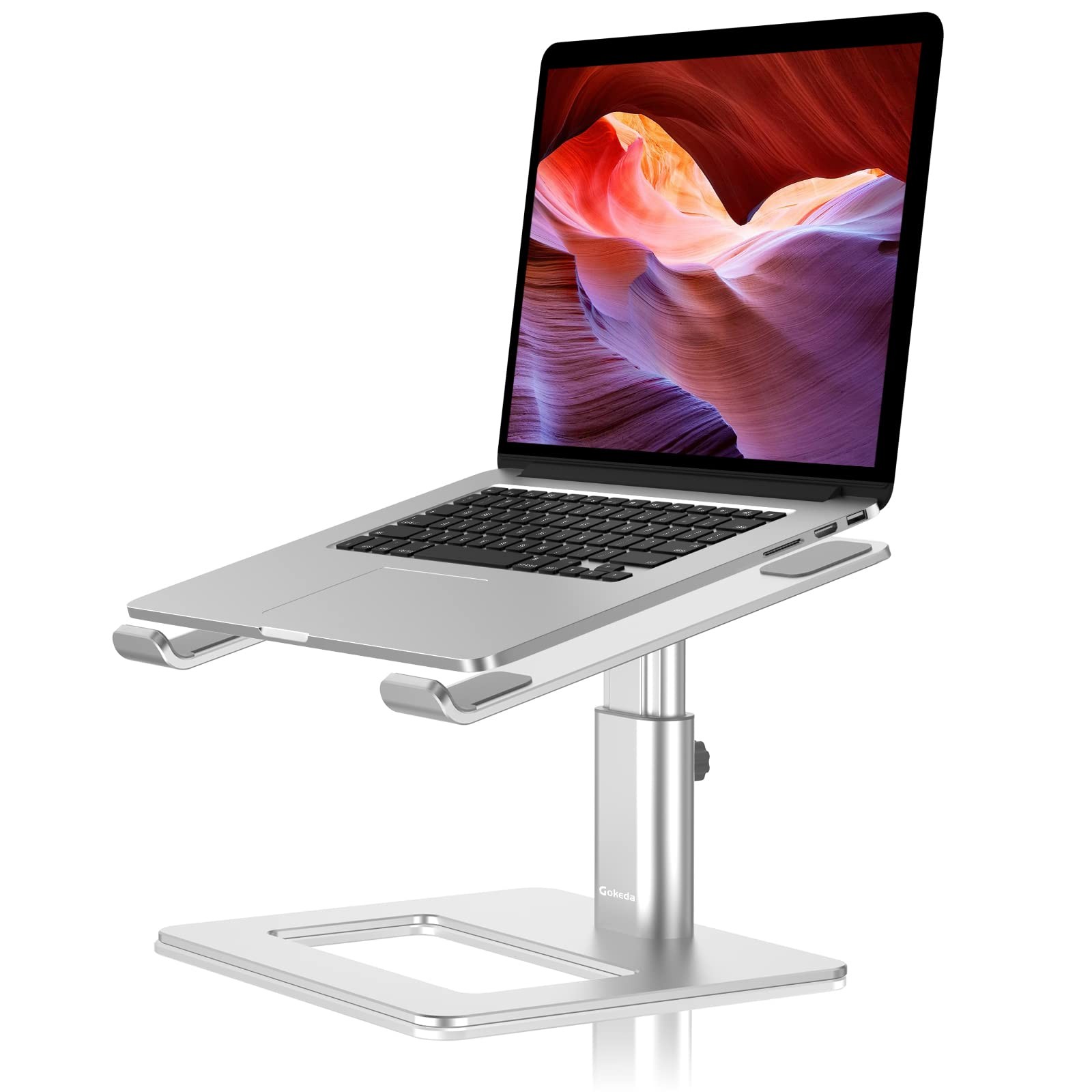 Support Ordinateur Portable Design Minimaliste en Alliage Métallique Finition Premium