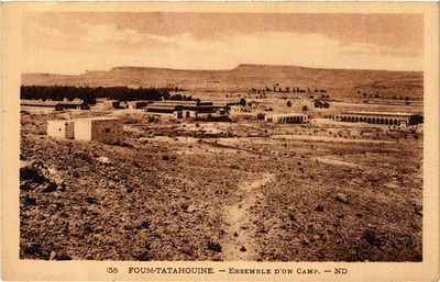 CPA TUNISIA FOUM-TATAHOUINE-Ensemble d'un Camp (239362)