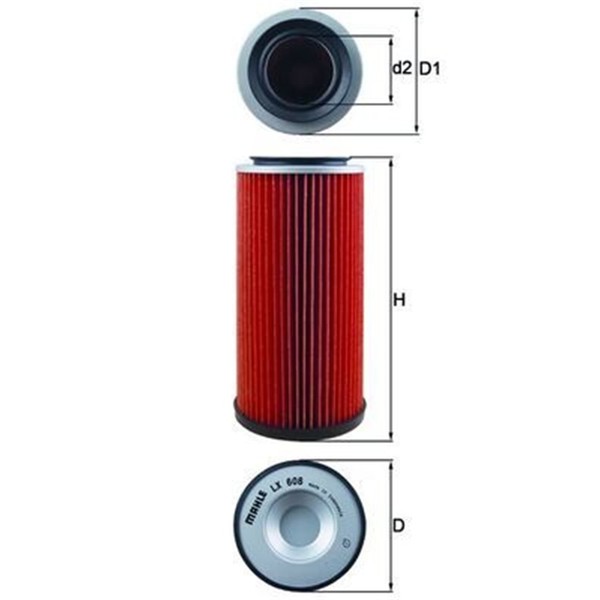 Knecht Luftfilter Filtereinsatz Passend FüR Nissan Cabstar Patrol | Lx 608-image