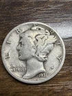 New Listing1931-D Mercury Dime - Actual Silver Coin Shown VF Shape Same Day Shipping Free