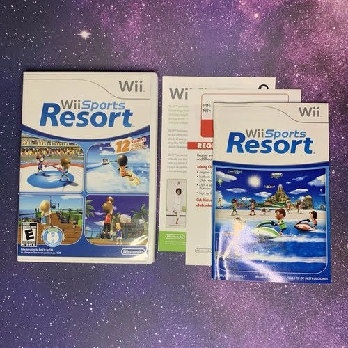 Wii Sports Resort Case and Manual Only NO GAME Nintendo  Authentic
